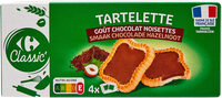 Tartelette Goût chocolat noisettes