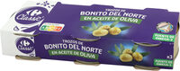 Trozos de Bonito del Norte en aceite de oliva