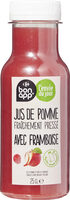 Jus de pomme avec framboise