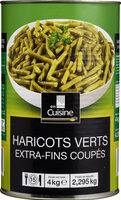 Haricots verts extra fins coupes