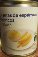 Yemas de espárragos blancos delgados