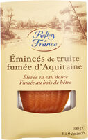 Émincés de truite fumée d'Aquitaine