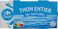 Thon entier au naturel