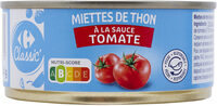 Miettes de thon à la sauce tomate