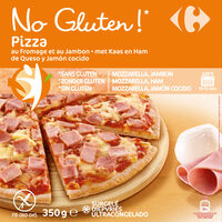 Pizza jamón y queso
