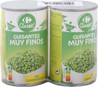 Guisantes muy finos