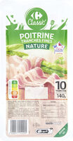 Poitrine Tranches fines Nature