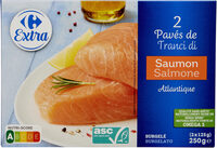 2 pavés de Saumon Atlantique