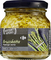 Bruschetta asperge verte