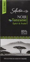 85% cacao noir tanzanie
