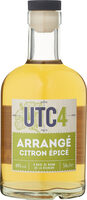 UTC 4 Arrangé Citron Epicé Liqueur au Rhum de la Réunion