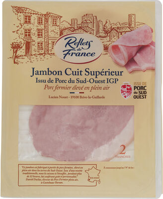 Jambon Cuit Supérieur Issu de Porc du Sud-Ouest IGP
