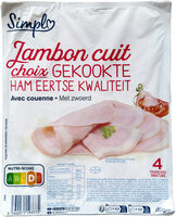 Jambon cuit choix