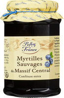 Confiture Myrtilles sauvages du Massif Central