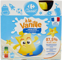 À la Vanille Goûter laitier