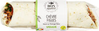 WRAP CHEVRE Figue SAUCE AU FROMAGE BLANC