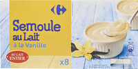Semoule au lait à la vanille