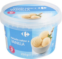 Helado tarrina vainilla sin azúcar