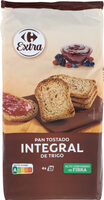 Pan tostado integral