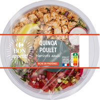 SALADE QUINOA POULET Haricots Azuki
