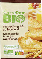 Petits pains grillés au froment