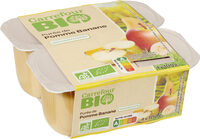 Purée de pomme banane sans sucres ajoutés