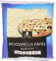 Mozzarella râpée pour pizza