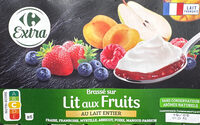 Brasses sur lit de fruits