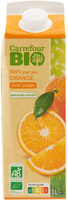 JUS D'ORANGE avec pulpe 100% pur jus