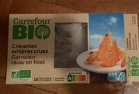Crevettes entières crues