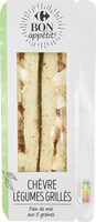 Chèvre légumes grillés