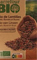Trio de lentilles Vertes, Blondes et Brunes