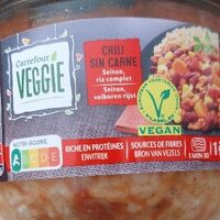 CHILI SIN CARNE Seitan, riz complet
