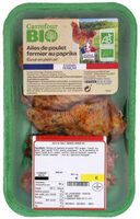 Ailes de poulet fermier au paprika Bio