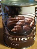Châtaignes entières au jus