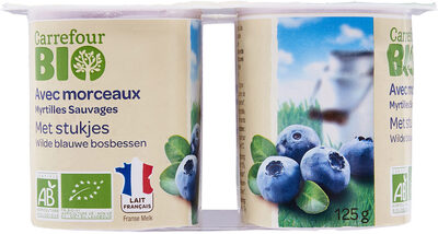 AVEC MORCEAUX Myrtilles sauvages
