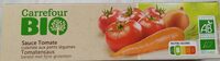Sauce tomate cuisinée aux petits légumes