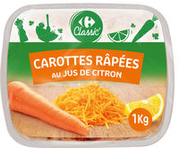 Carottes râpées Au jus de citron*