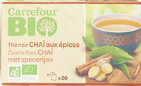 Thé noir chaï aux épices