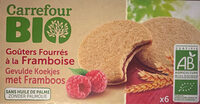Goûters fourrés à la framboise