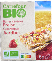 Barres céréales FRAISE