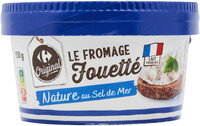 Le fromage fouetté Nature Au sel de mer