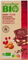 NOIR Amandes Cranberries