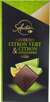 Saveurs citron vert citron & gingembre noir