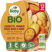 Carotte,panais,patate douce et dinde