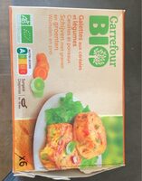 Galettes aux céréales et légumes carottes et poireaux