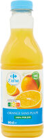 Orange sans pulpe