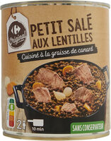 Petit salé aux lentilles