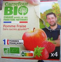Compote pomme fraise