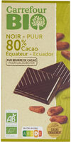 NOIR 80% Cacao Equateur